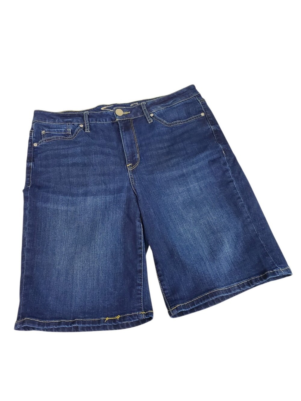 Sunset Bermuda Shorts Seven7 Denim Size 14 Casual Wear Knee Length